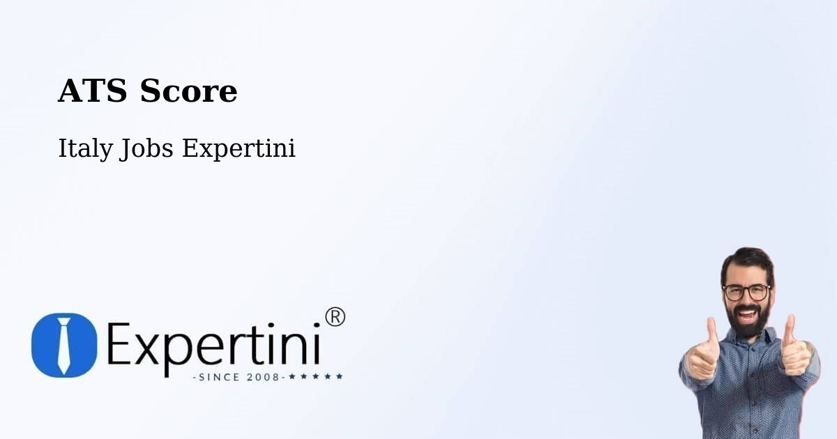 ATS Score - Italy Jobs Expertini